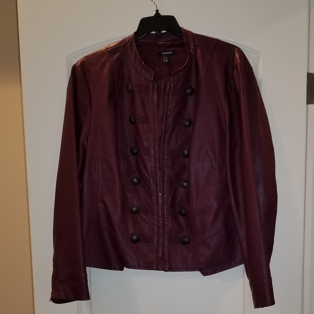 Womans Jacket--Burgundy